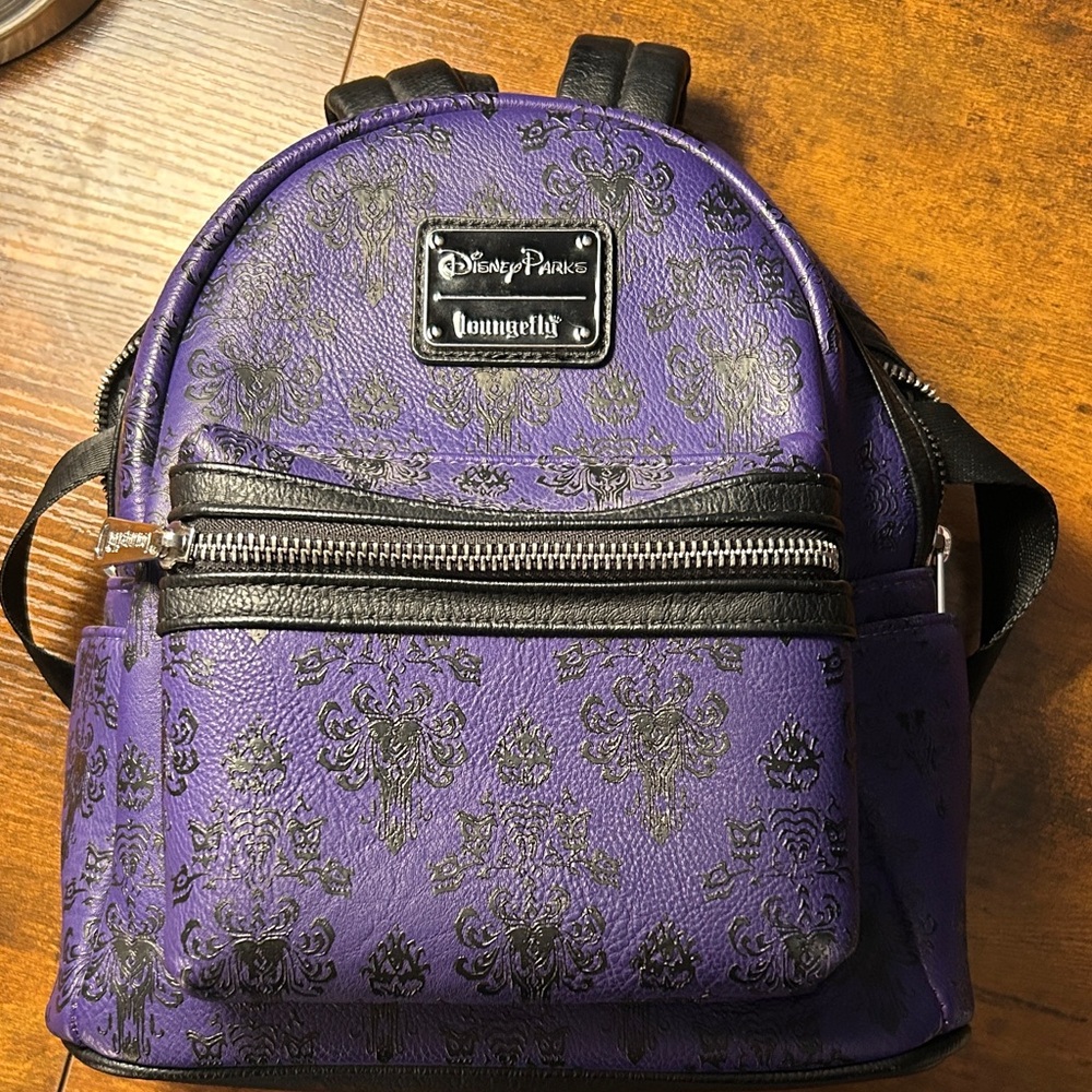 Loungefly Purple and Black Backpack